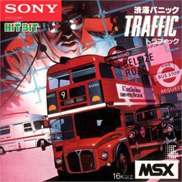 Box cover for Traffic on the MSX.