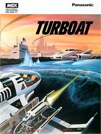 Box cover for Turboat on the MSX.