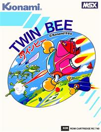 Box cover for TwinBee on the MSX.