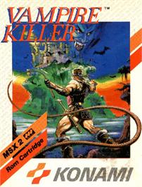 Box cover for Vampire Killer on the MSX.