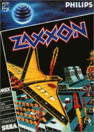 Box cover for Zaxxon on the MSX.