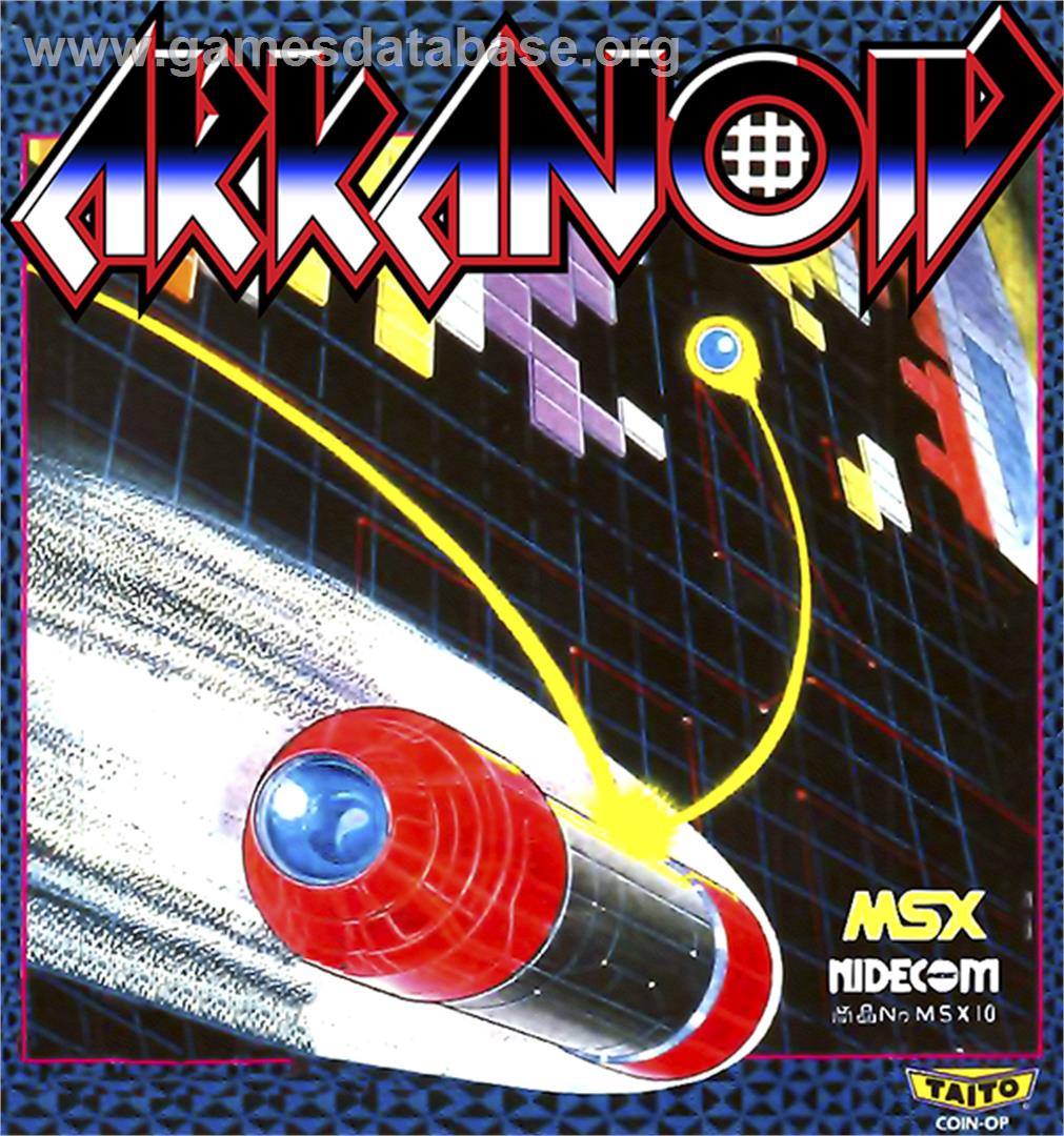 Arkanoid - MSX - Artwork - Box