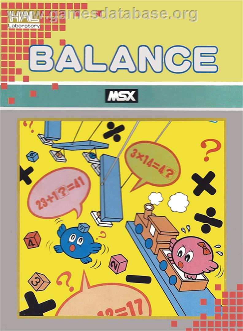 Balance - MSX - Artwork - Box