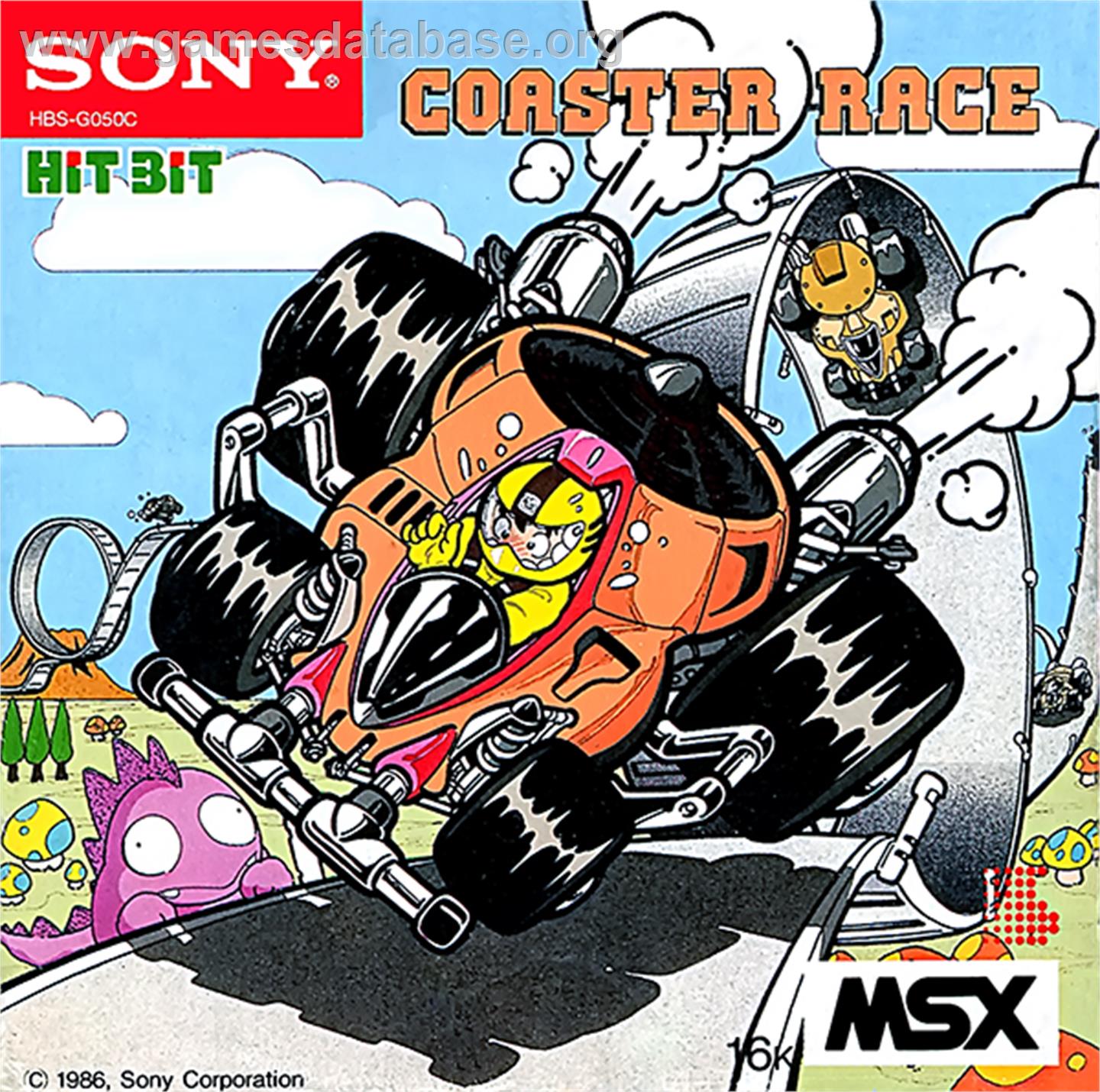 Coaster Race - MSX - Artwork - Box