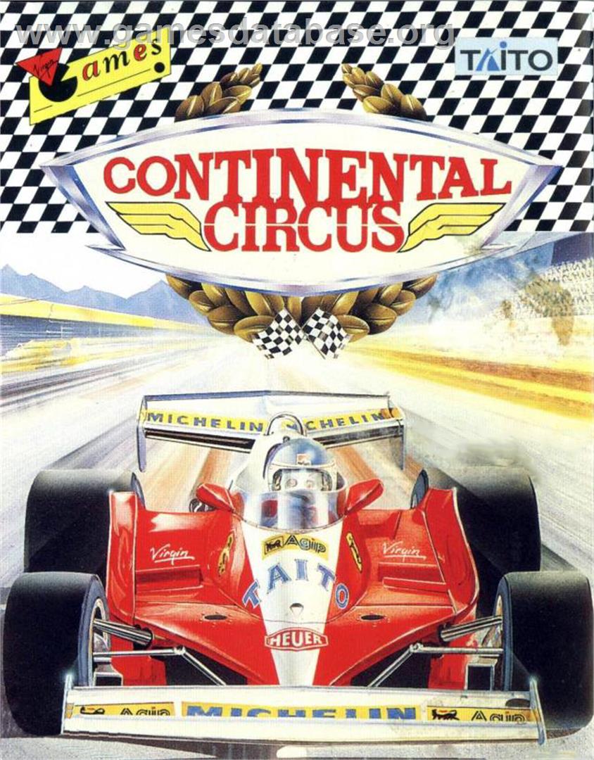 Continental Circus - MSX - Artwork - Box