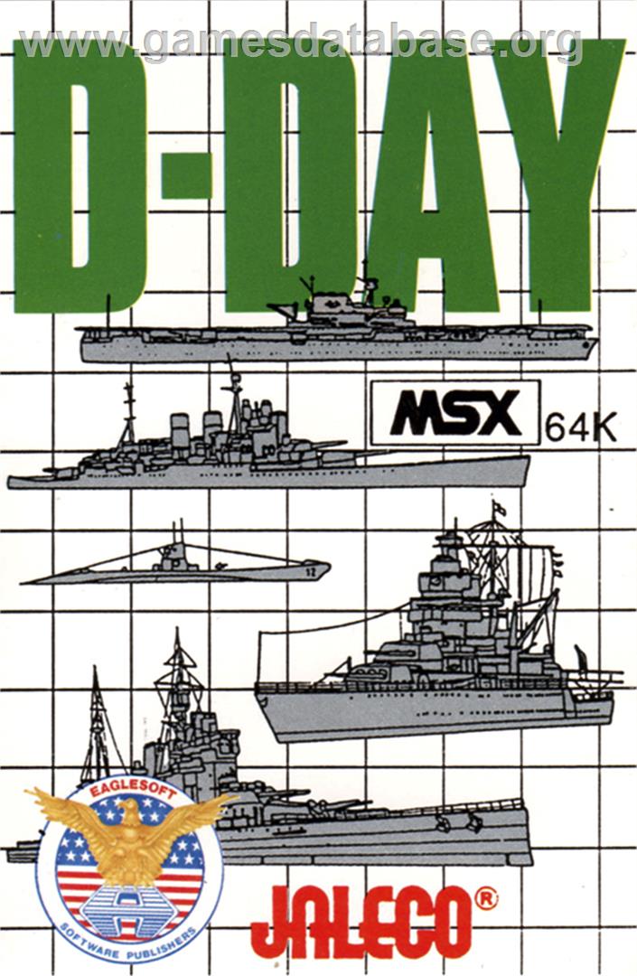 D-Day - MSX - Artwork - Box