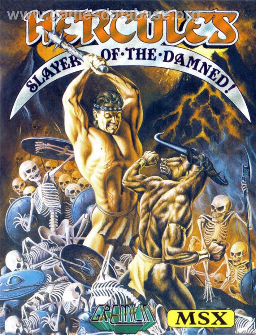 Hercules: Slayer of the Damned - MSX - Artwork - Box