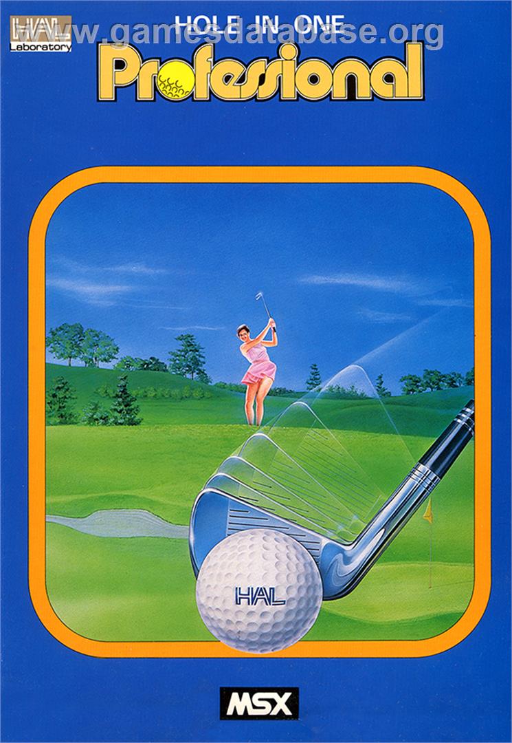 Hole in One Professional - MSX - Artwork - Box