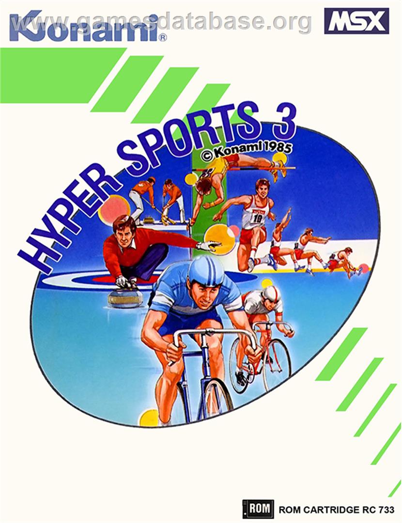 Hyper Sports 3 - MSX - Artwork - Box
