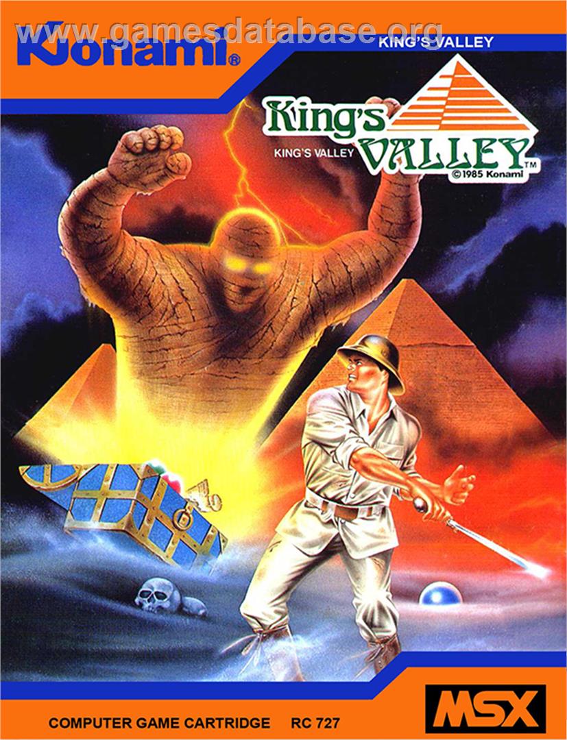 King's Valley - MSX - Artwork - Box