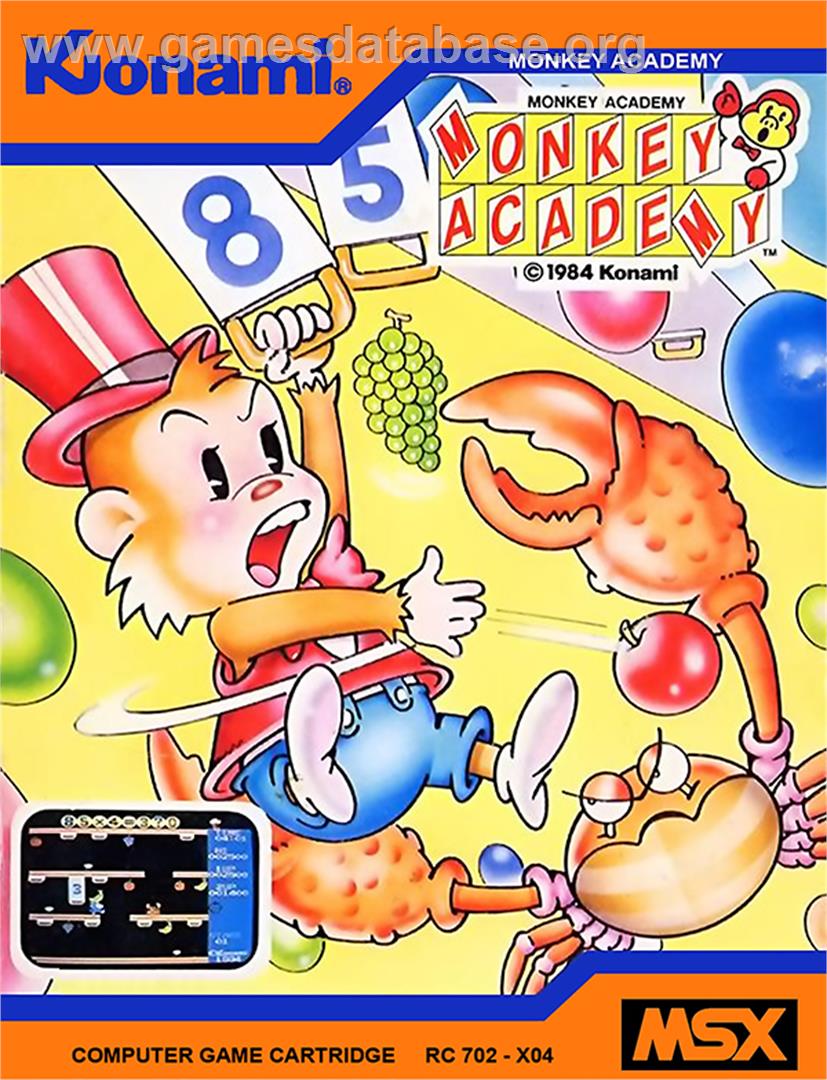 Monkey Academy - MSX - Artwork - Box
