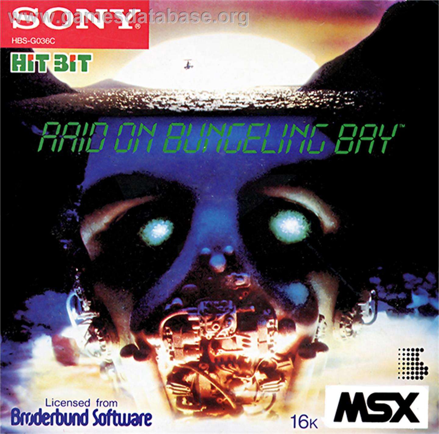 Raid on Bungeling Bay - MSX - Artwork - Box
