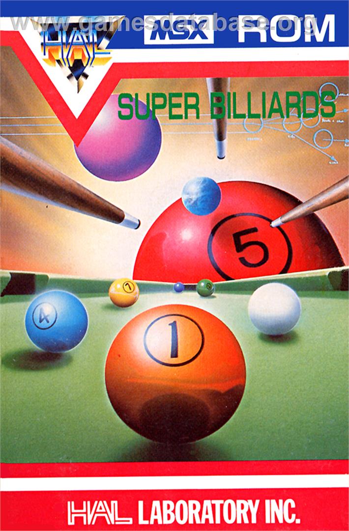 Super Billiards - MSX - Artwork - Box