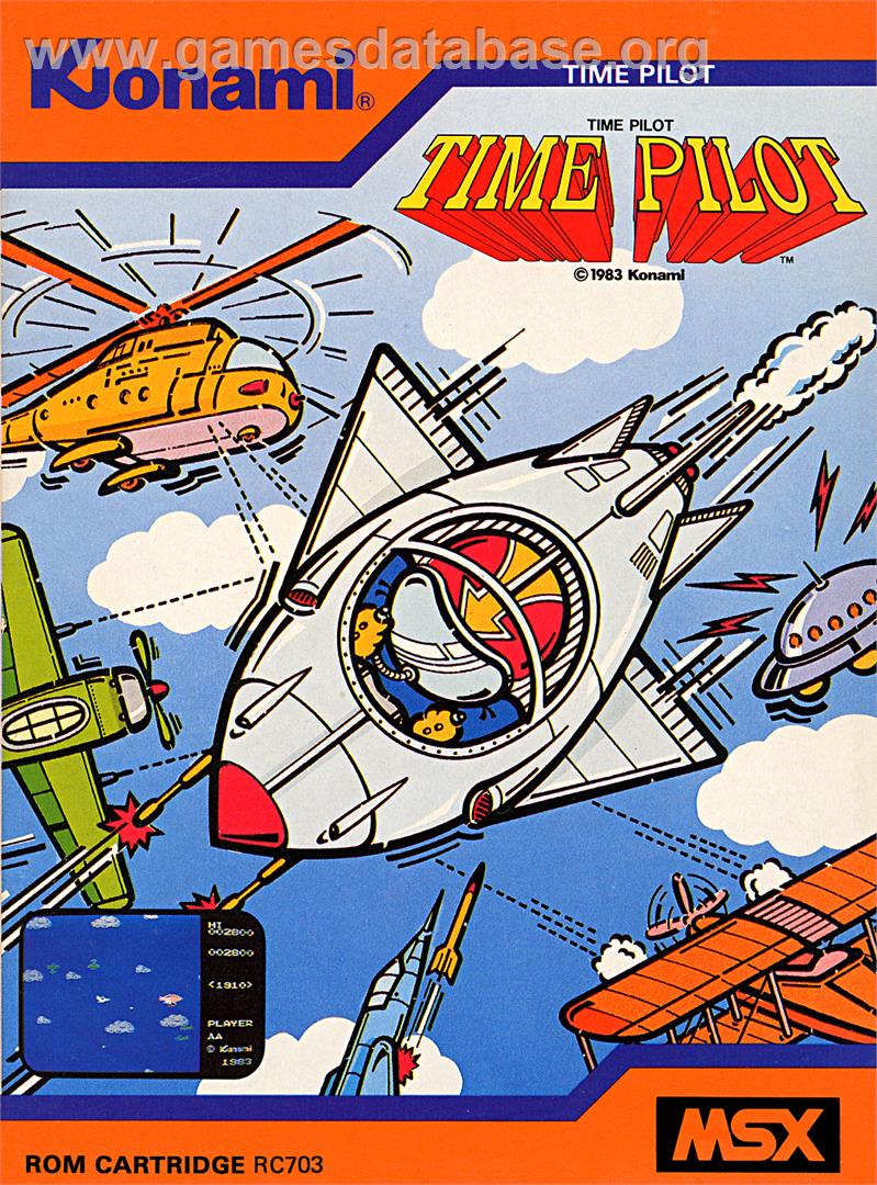 Time Pilot - MSX - Artwork - Box