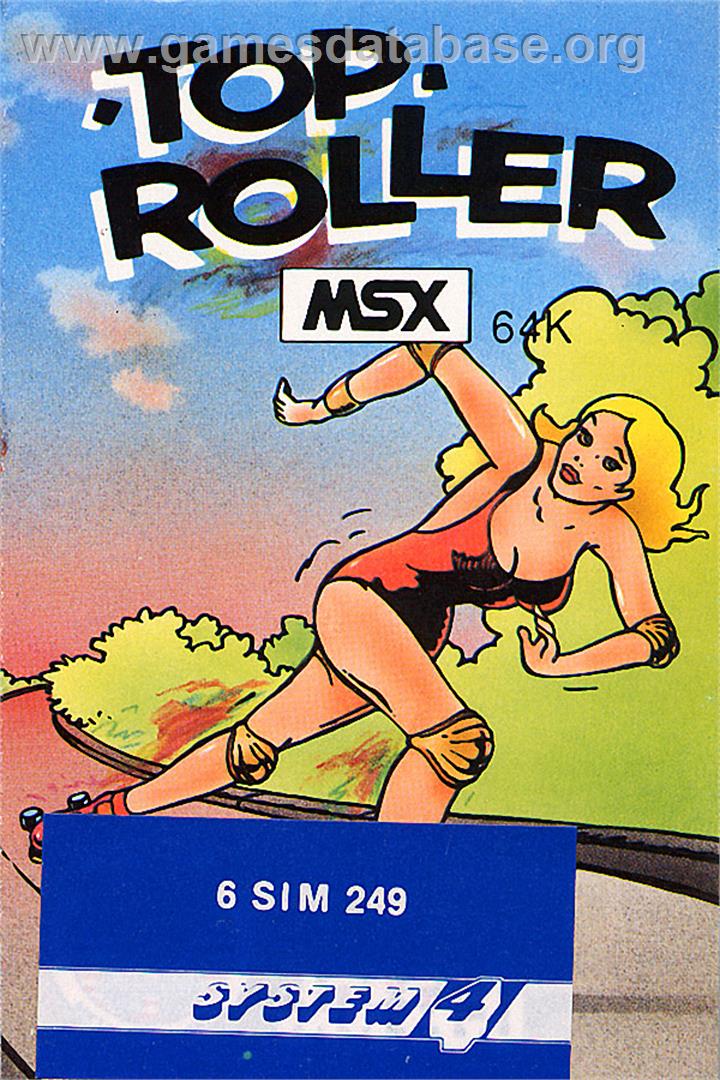 Top Roller - MSX - Artwork - Box
