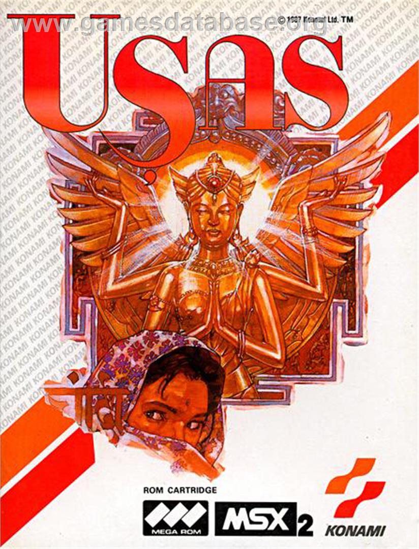 Treasure of Usas - MSX - Artwork - Box