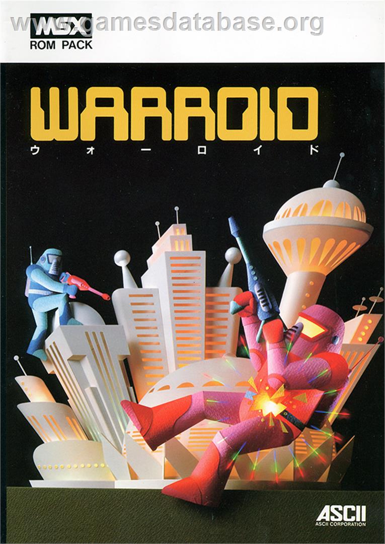 Warroid - MSX - Artwork - Box