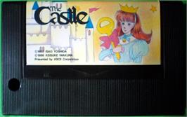 Cartridge artwork for Castle on the MSX.