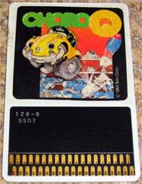 Cartridge artwork for Choro Q on the MSX.