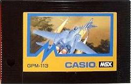Cartridge artwork for Eagle Fighter on the MSX.