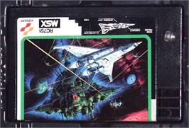 Cartridge artwork for Nemesis 2 on the MSX.