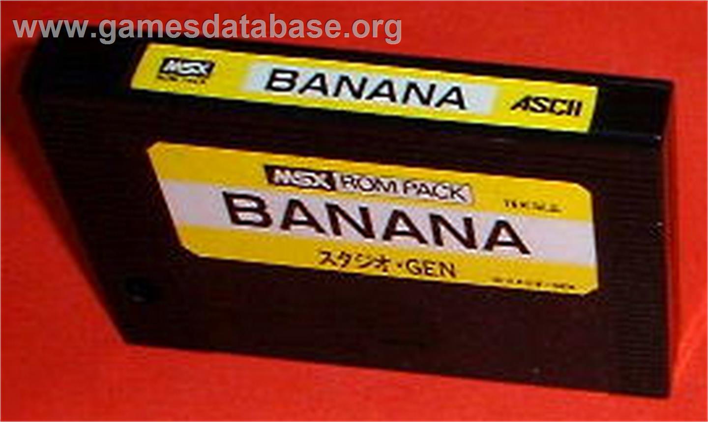 Banana - MSX - Artwork - Cartridge
