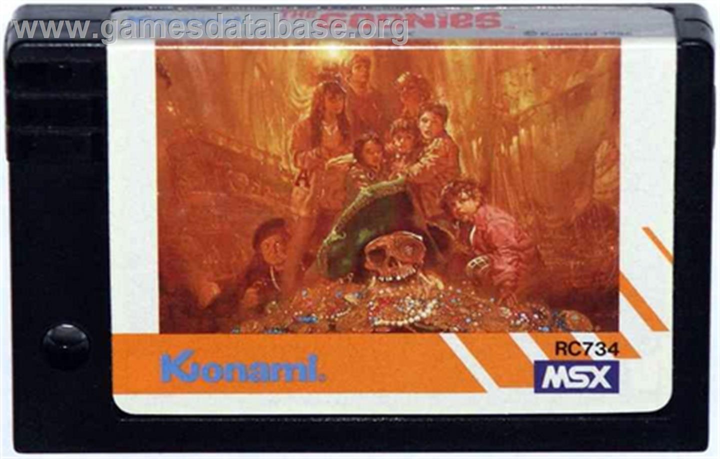Goonies, The - MSX - Artwork - Cartridge