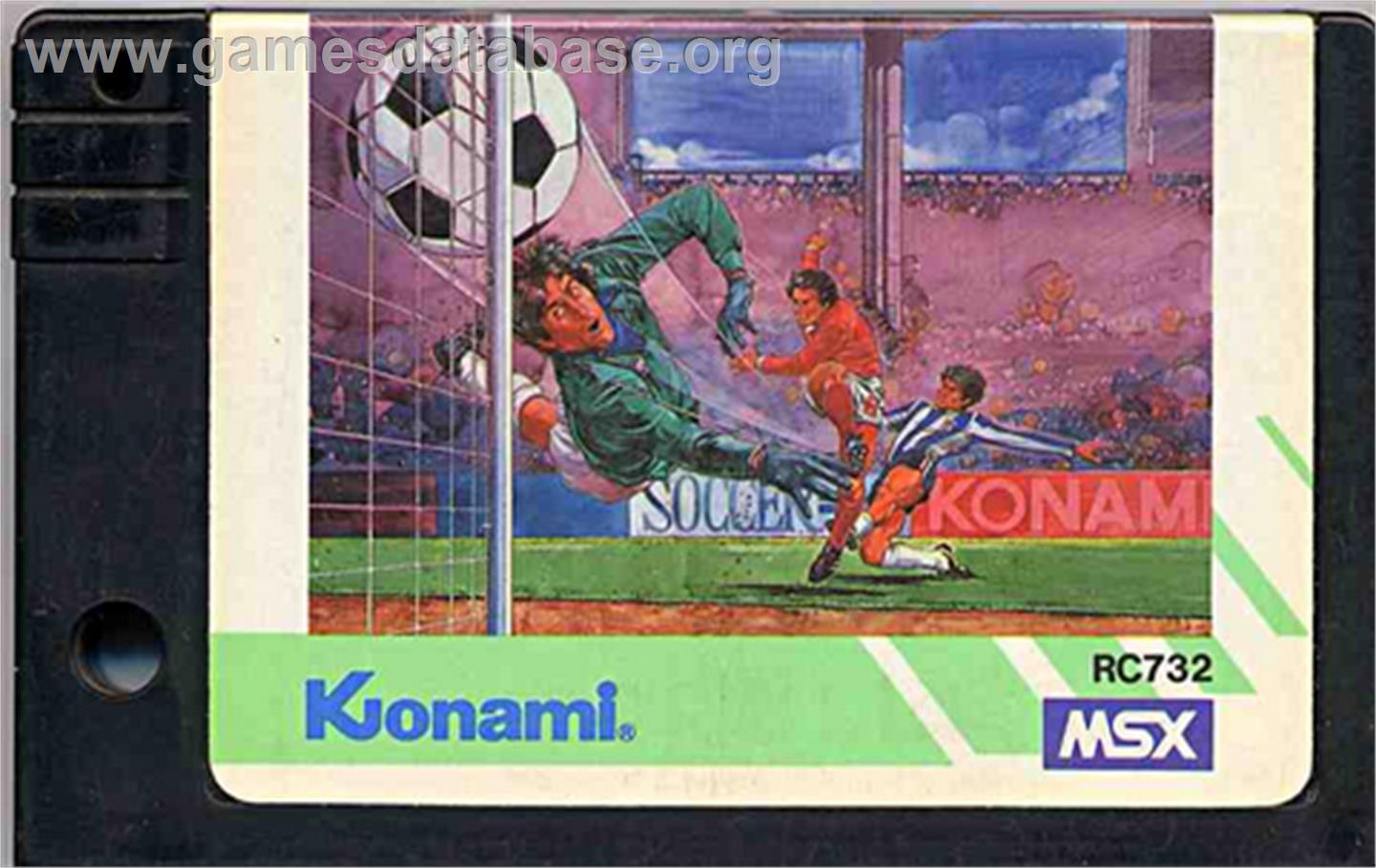 Konami's Soccer - MSX - Artwork - Cartridge