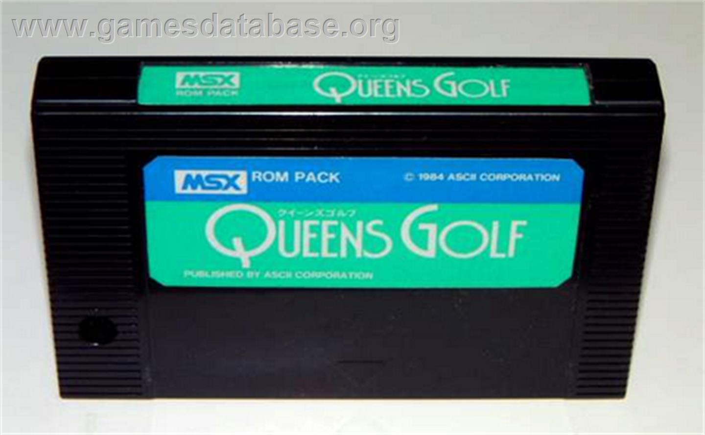 Queen's Golf - MSX - Artwork - Cartridge