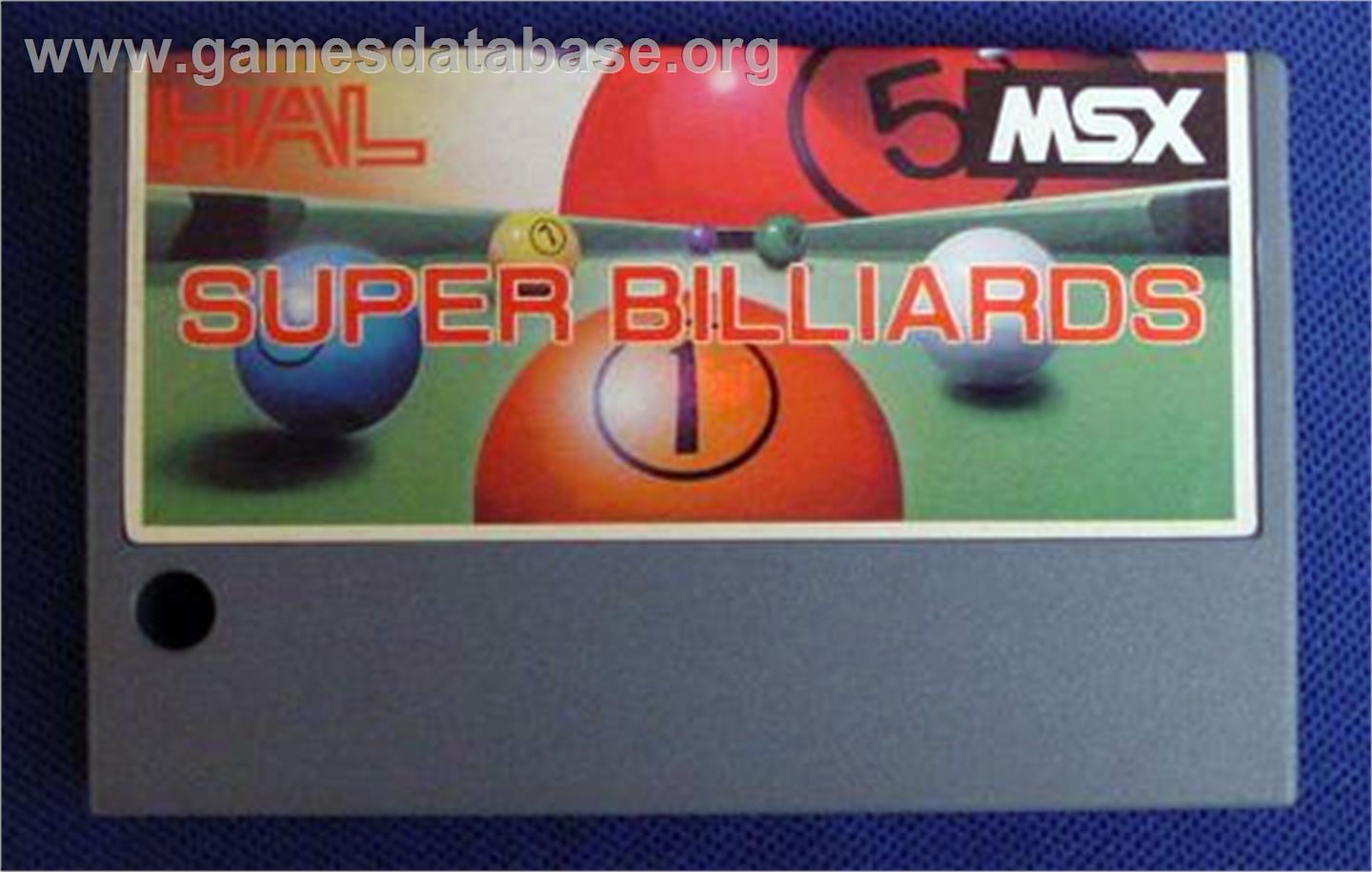 Super Billiards - MSX - Artwork - Cartridge