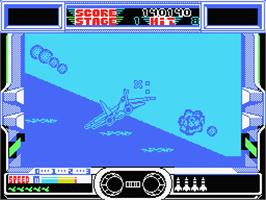 In game image of After Burner on the MSX.