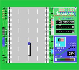 In game image of American Truck on the MSX.