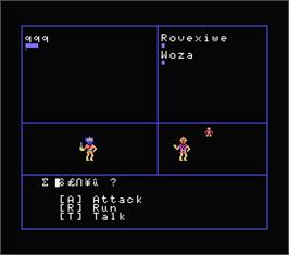 In game image of Black Onyx on the MSX.
