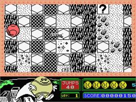 In game image of Bounder on the MSX.
