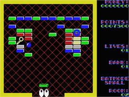 In game image of Break In on the MSX.