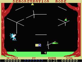 In game image of Buzz Off on the MSX.