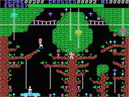 In game image of Chiller on the MSX.