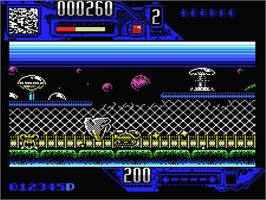 In game image of Comando Tracer on the MSX.