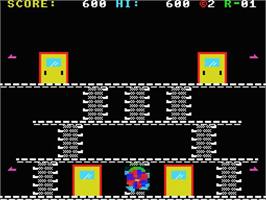 In game image of DoorDoor on the MSX.