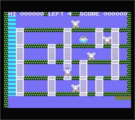 In game image of Fire Rescue on the MSX.