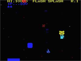 In game image of Flash Splash on the MSX.