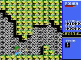 In game image of Golvellius: Valley of Doom on the MSX.