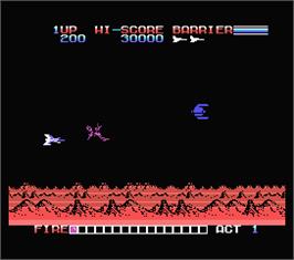 In game image of Gulkave on the MSX.