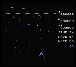 In game image of Juno First on the MSX.