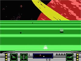 In game image of Moonsweeper on the MSX.