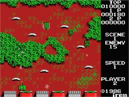 In game image of Panther on the MSX.