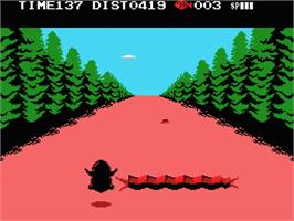 In game image of Penguin Adventure on the MSX.