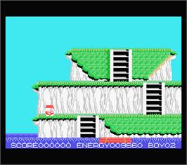 In game image of Pine Applin on the MSX.