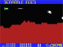 In game image of Scramble Eggs on the MSX.
