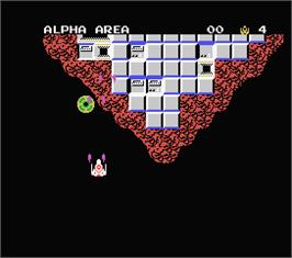 In game image of Star Force on the MSX.
